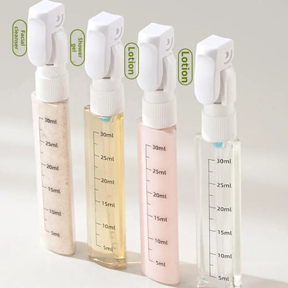 4-in-1 Kelioninis Dozatorius Tualeto Reikmenims